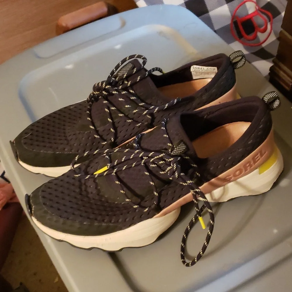 Sorel Black Kinetic Impact Lace Sneakers - Picture 4 of 8